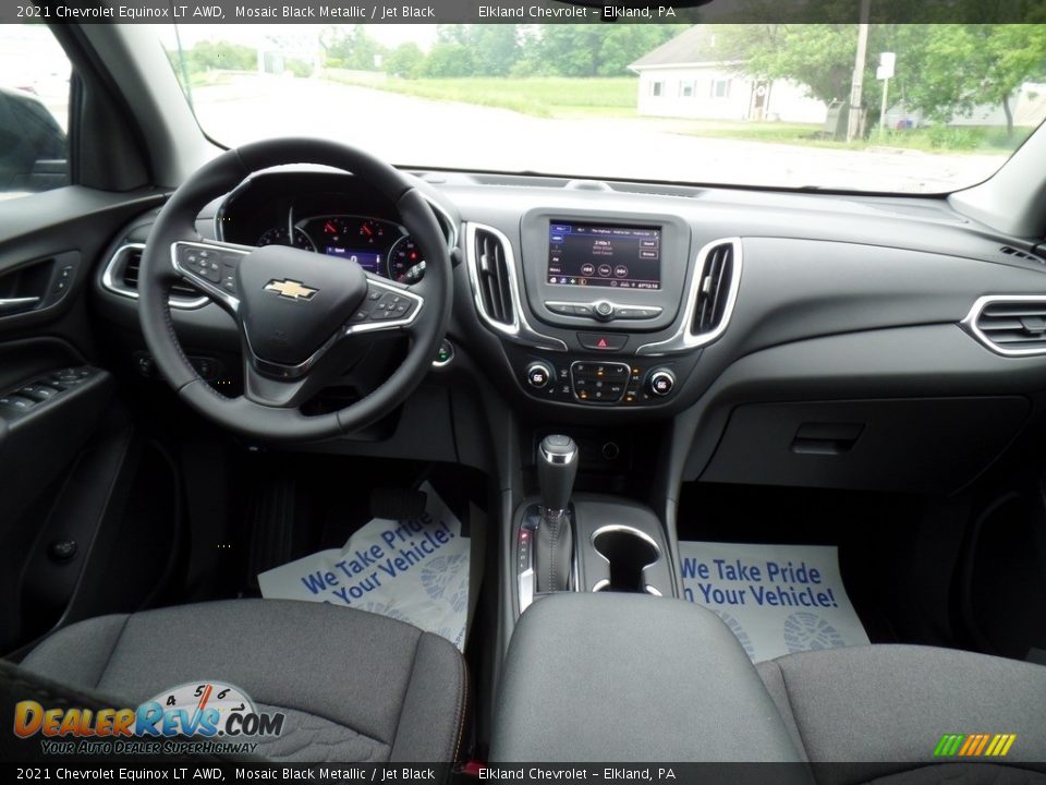 2021 Chevrolet Equinox LT AWD Mosaic Black Metallic / Jet Black Photo #36