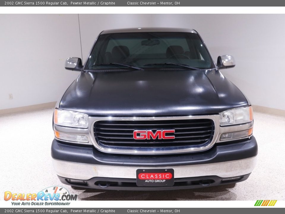 2002 GMC Sierra 1500 Regular Cab Pewter Metallic / Graphite Photo #2