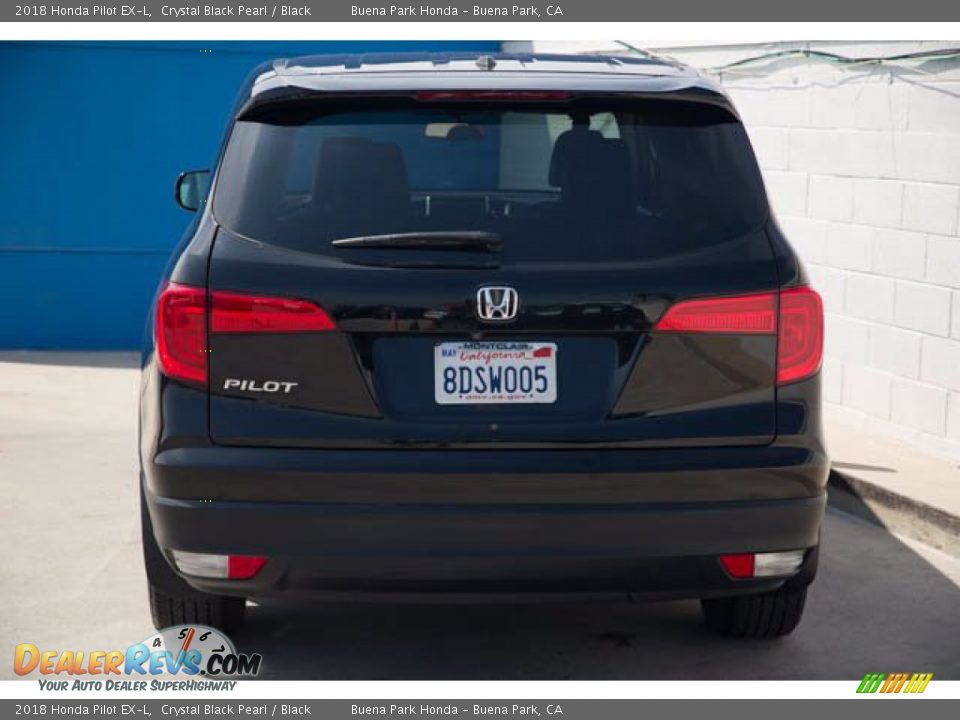 2018 Honda Pilot EX-L Crystal Black Pearl / Black Photo #9