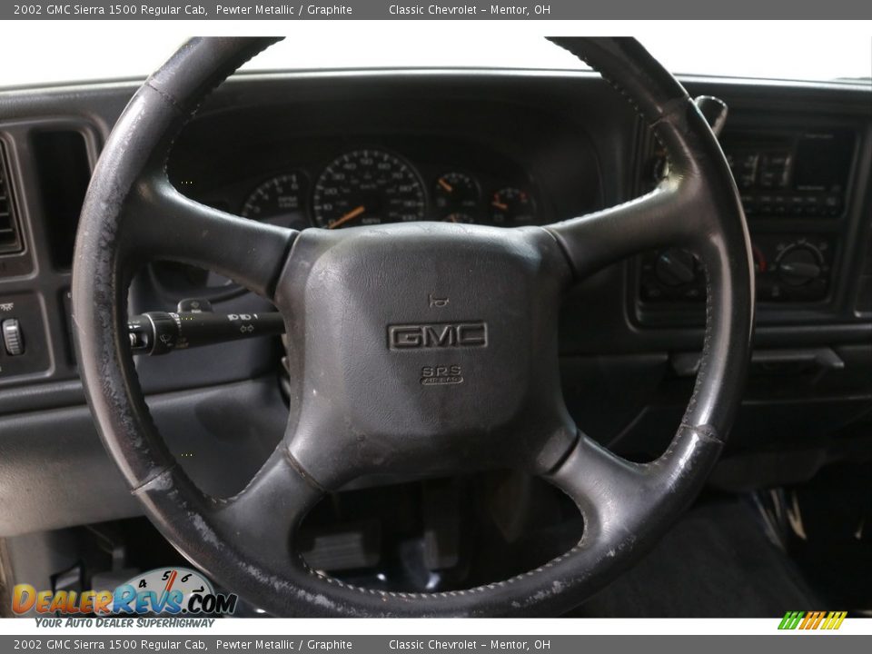 2002 GMC Sierra 1500 Regular Cab Steering Wheel Photo #6