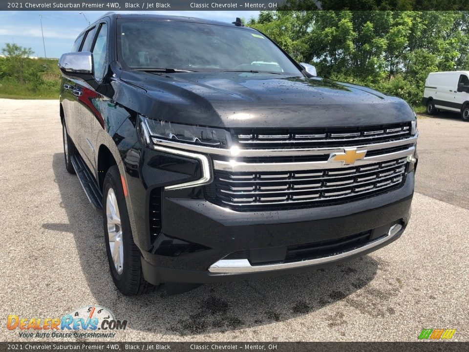 2021 Chevrolet Suburban Premier 4WD Black / Jet Black Photo #2