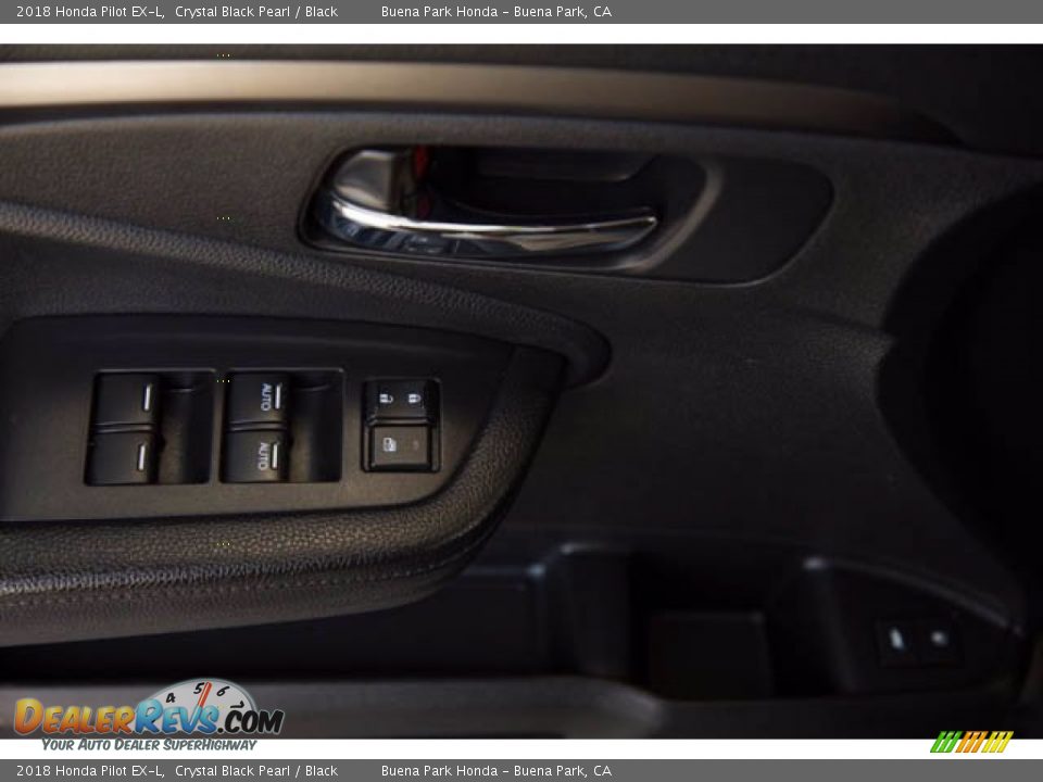 2018 Honda Pilot EX-L Crystal Black Pearl / Black Photo #31