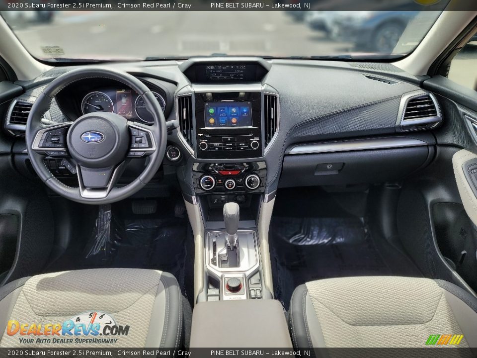 2020 Subaru Forester 2.5i Premium Crimson Red Pearl / Gray Photo #6