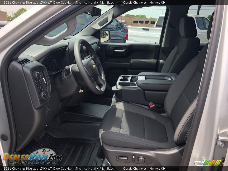 2021 Chevrolet Silverado 1500 WT Crew Cab 4x4 Silver Ice Metallic / Jet Black Photo #5