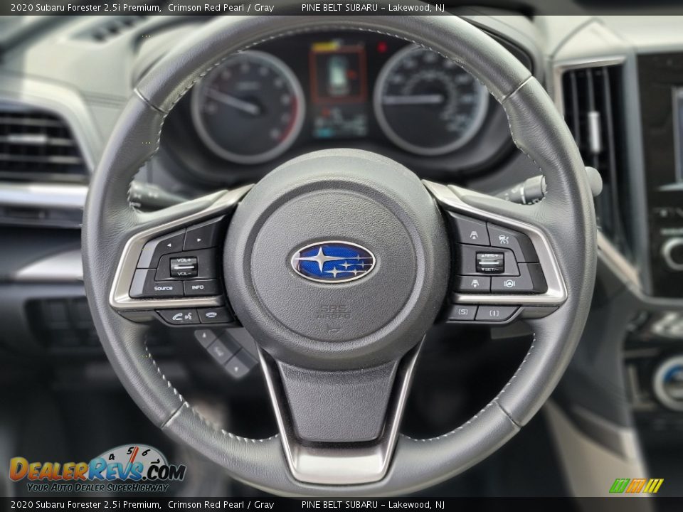 2020 Subaru Forester 2.5i Premium Crimson Red Pearl / Gray Photo #15