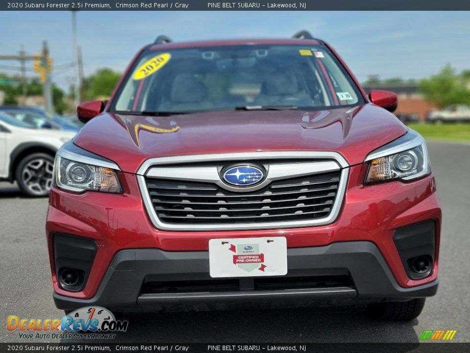 2020 Subaru Forester 2.5i Premium Crimson Red Pearl / Gray Photo #18