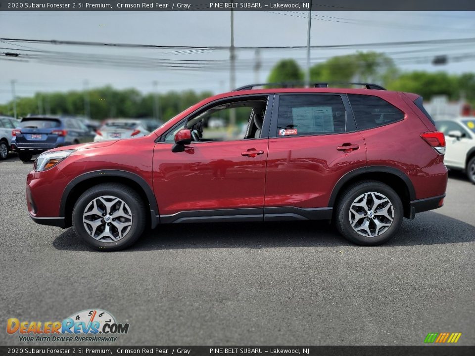 2020 Subaru Forester 2.5i Premium Crimson Red Pearl / Gray Photo #19