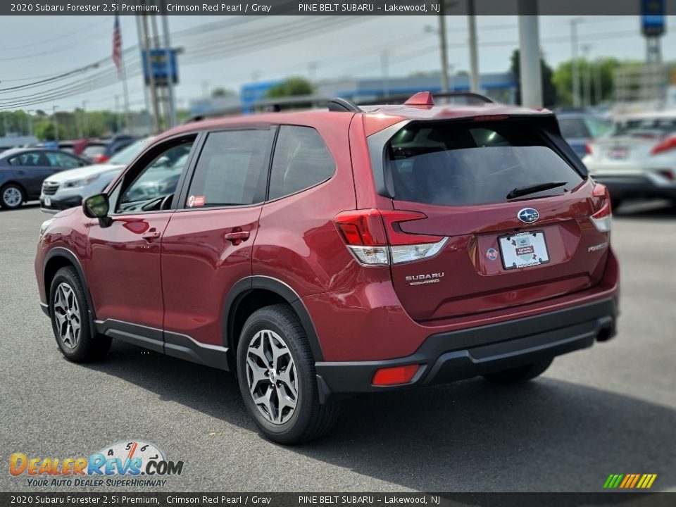2020 Subaru Forester 2.5i Premium Crimson Red Pearl / Gray Photo #21