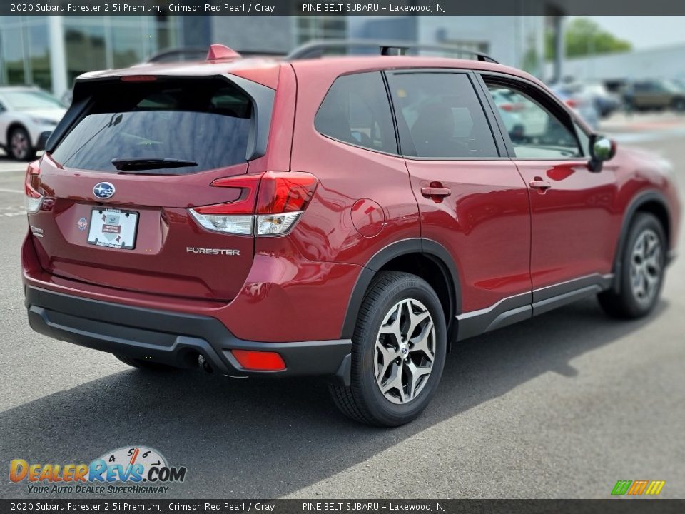 2020 Subaru Forester 2.5i Premium Crimson Red Pearl / Gray Photo #22