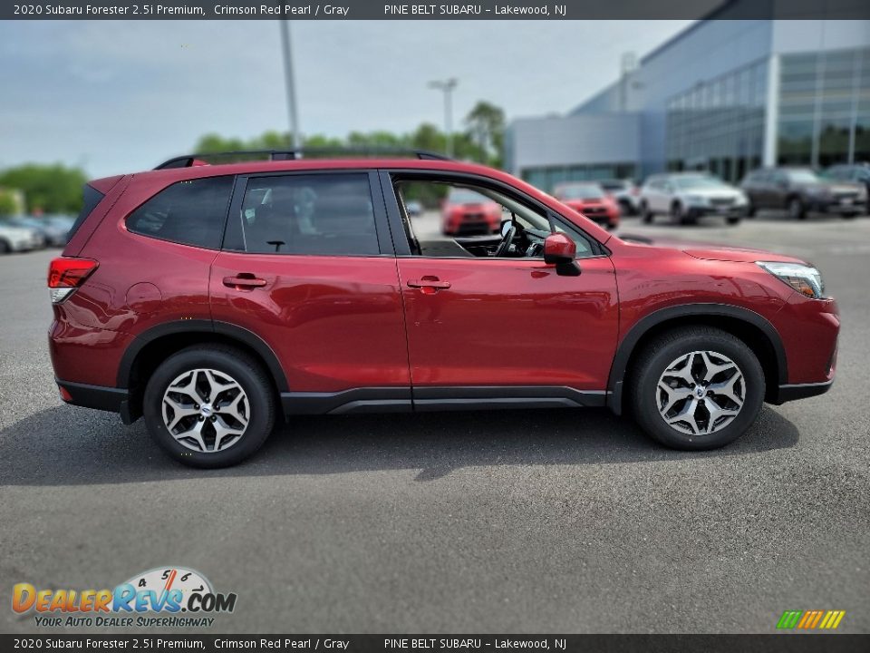 2020 Subaru Forester 2.5i Premium Crimson Red Pearl / Gray Photo #23