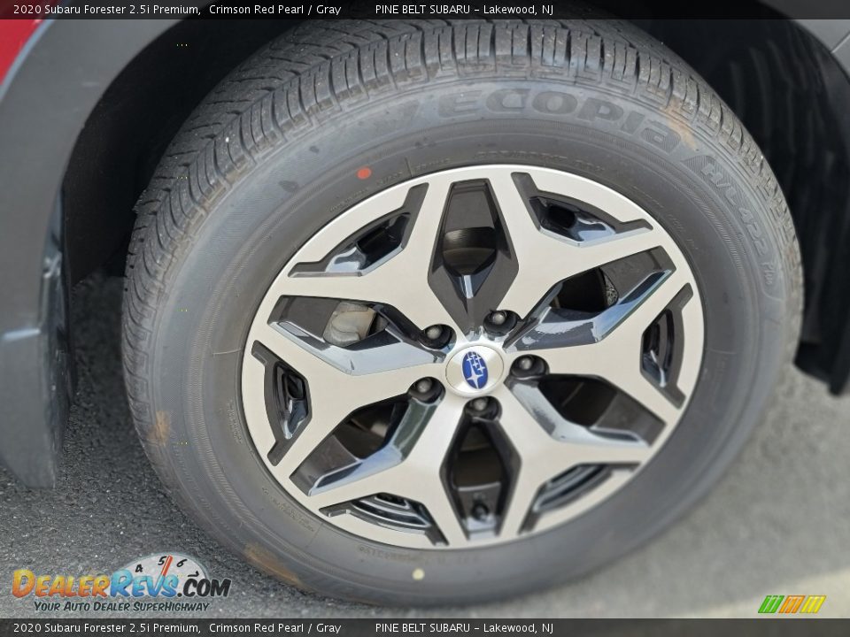 2020 Subaru Forester 2.5i Premium Crimson Red Pearl / Gray Photo #24