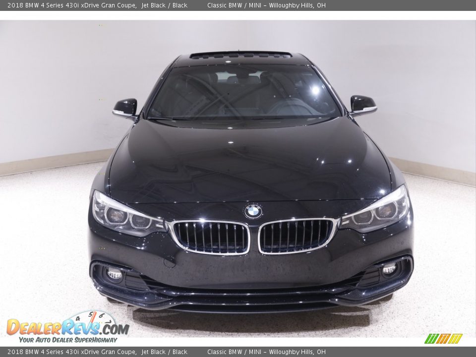 2018 BMW 4 Series 430i xDrive Gran Coupe Jet Black / Black Photo #2