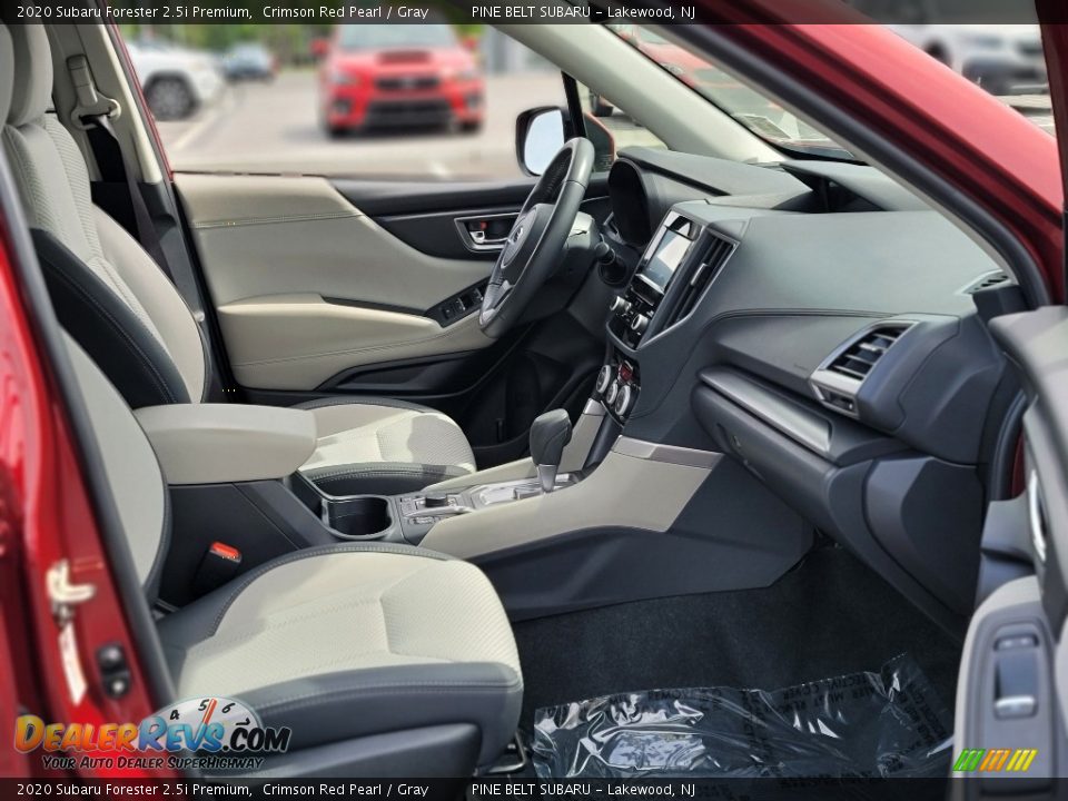 2020 Subaru Forester 2.5i Premium Crimson Red Pearl / Gray Photo #27