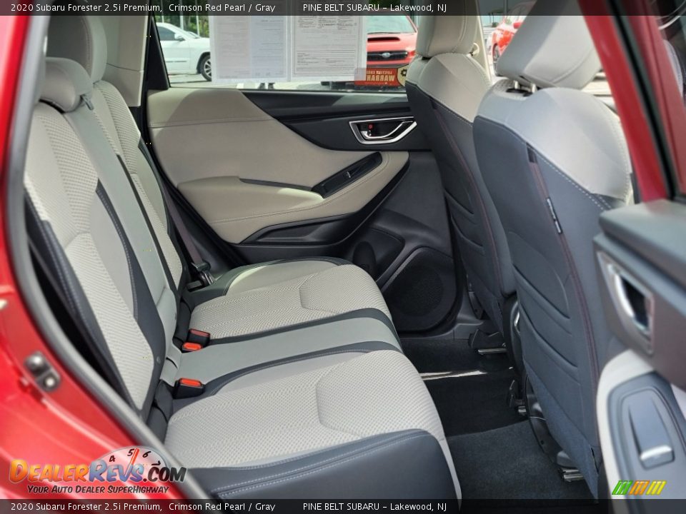 2020 Subaru Forester 2.5i Premium Crimson Red Pearl / Gray Photo #30