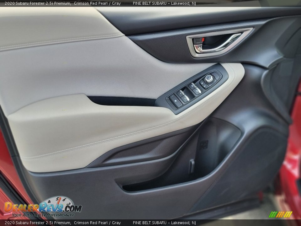 2020 Subaru Forester 2.5i Premium Crimson Red Pearl / Gray Photo #35