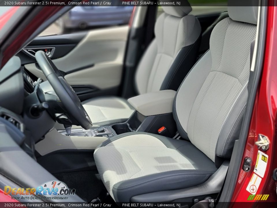 2020 Subaru Forester 2.5i Premium Crimson Red Pearl / Gray Photo #36