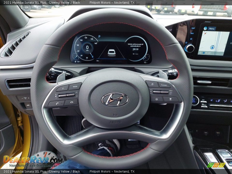 2021 Hyundai Sonata SEL Plus Steering Wheel Photo #12