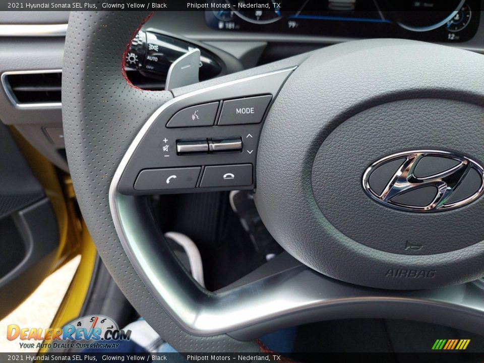 2021 Hyundai Sonata SEL Plus Steering Wheel Photo #13