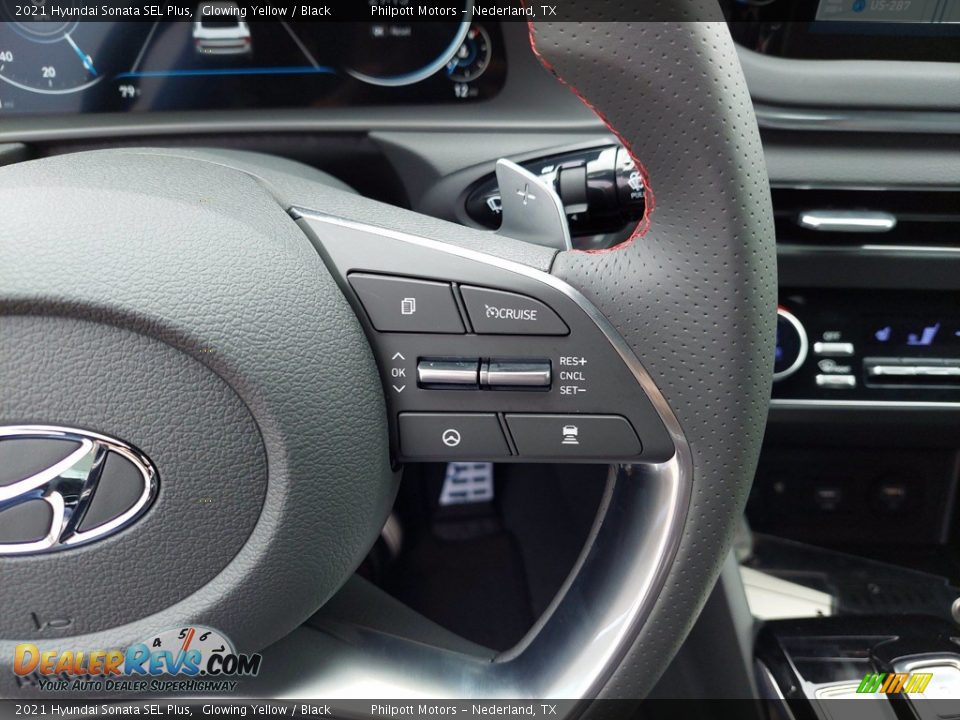 2021 Hyundai Sonata SEL Plus Steering Wheel Photo #14