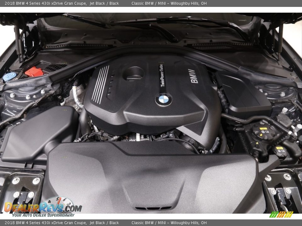 2018 BMW 4 Series 430i xDrive Gran Coupe Jet Black / Black Photo #22