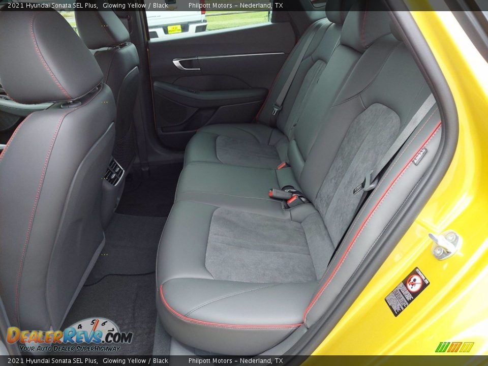 Rear Seat of 2021 Hyundai Sonata SEL Plus Photo #23