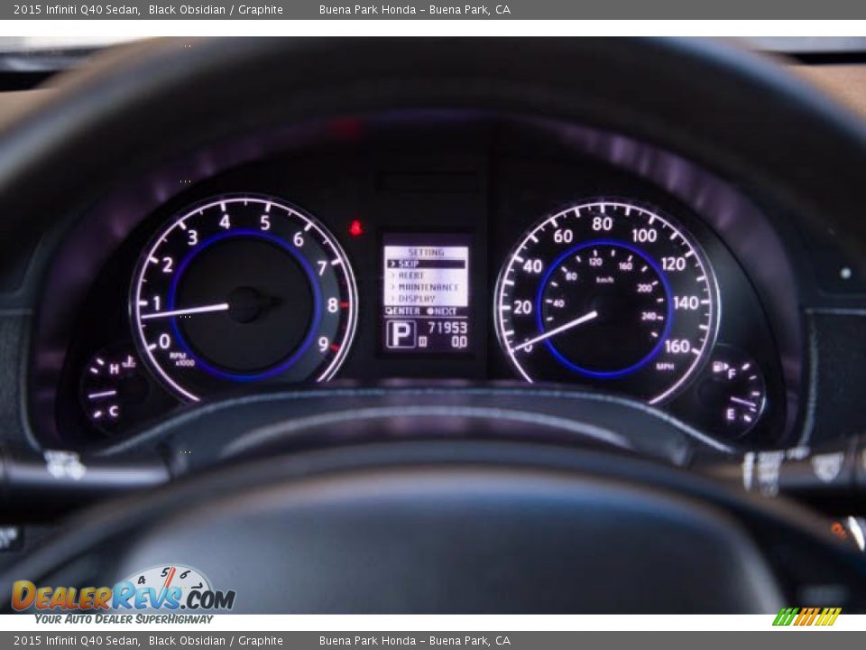 2015 Infiniti Q40 Sedan Black Obsidian / Graphite Photo #26