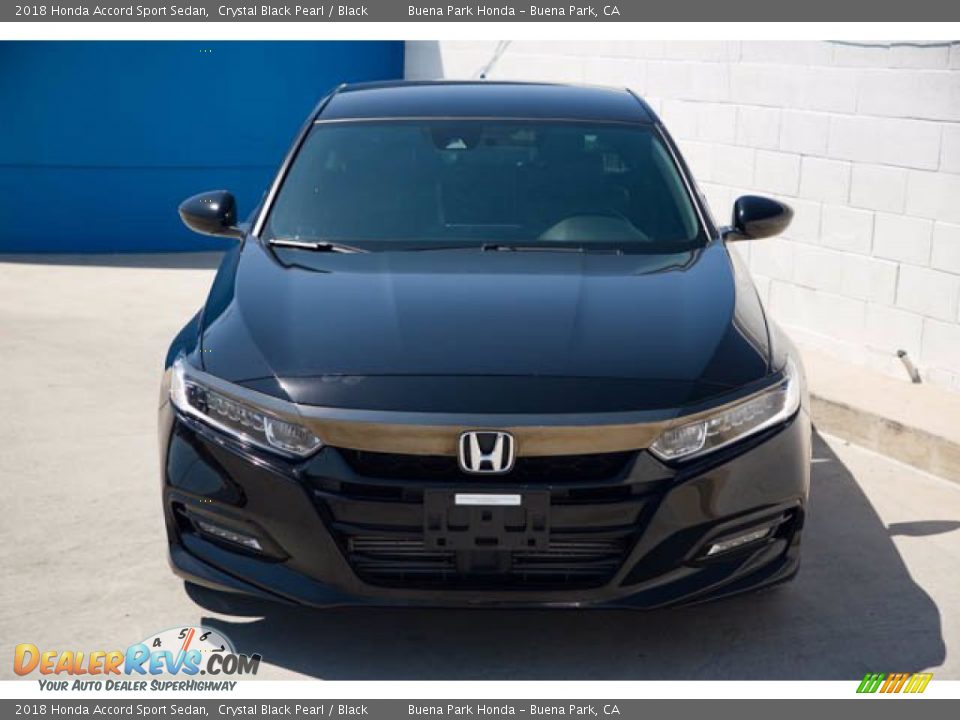 2018 Honda Accord Sport Sedan Crystal Black Pearl / Black Photo #7