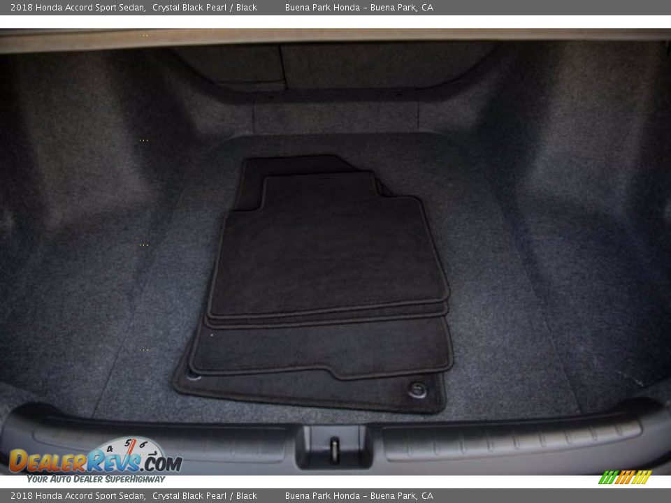 2018 Honda Accord Sport Sedan Crystal Black Pearl / Black Photo #20