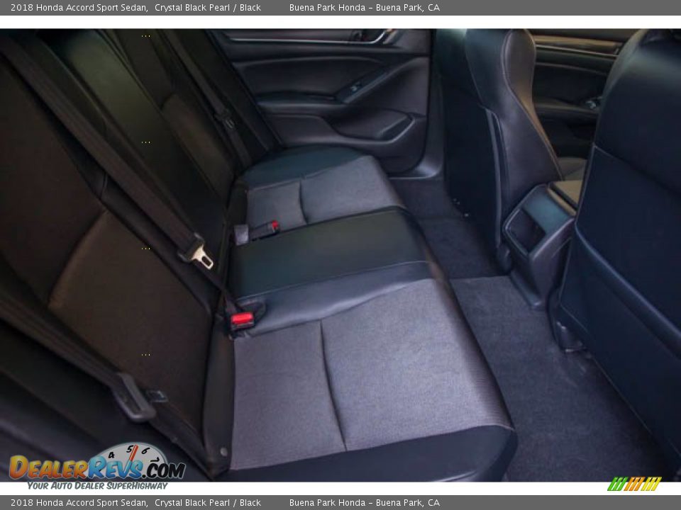 2018 Honda Accord Sport Sedan Crystal Black Pearl / Black Photo #21