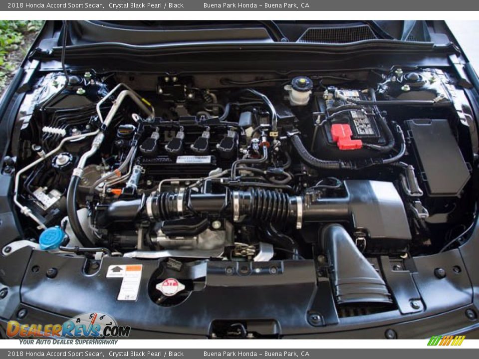 2018 Honda Accord Sport Sedan Crystal Black Pearl / Black Photo #33