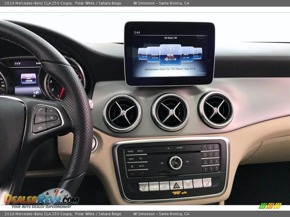 2019 Mercedes-Benz CLA 250 Coupe Polar White / Sahara Beige Photo #5