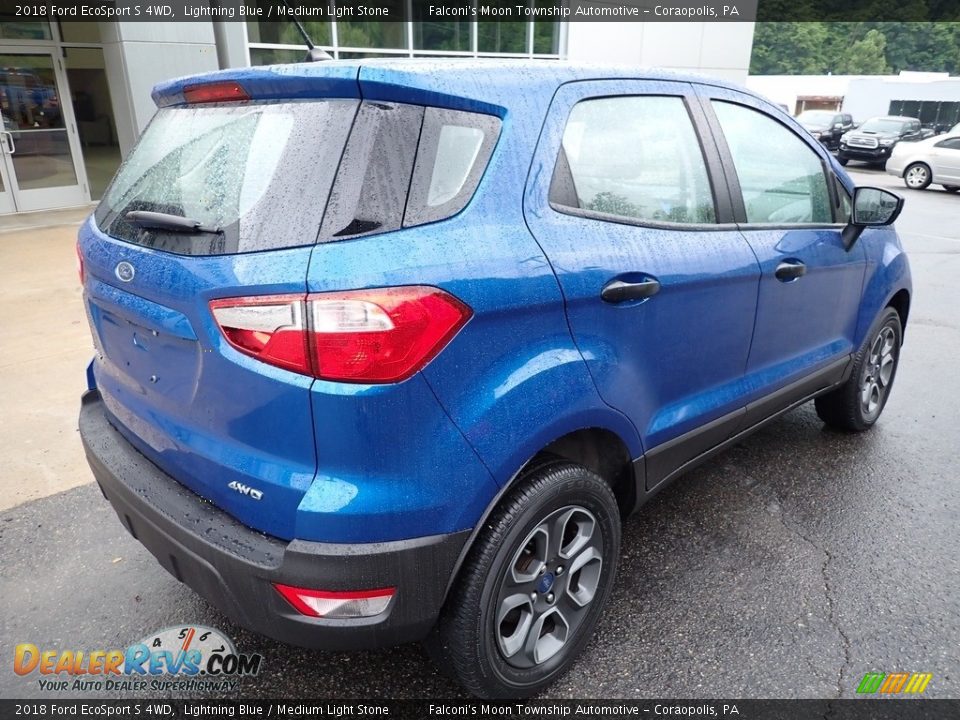 2018 Ford EcoSport S 4WD Lightning Blue / Medium Light Stone Photo #2