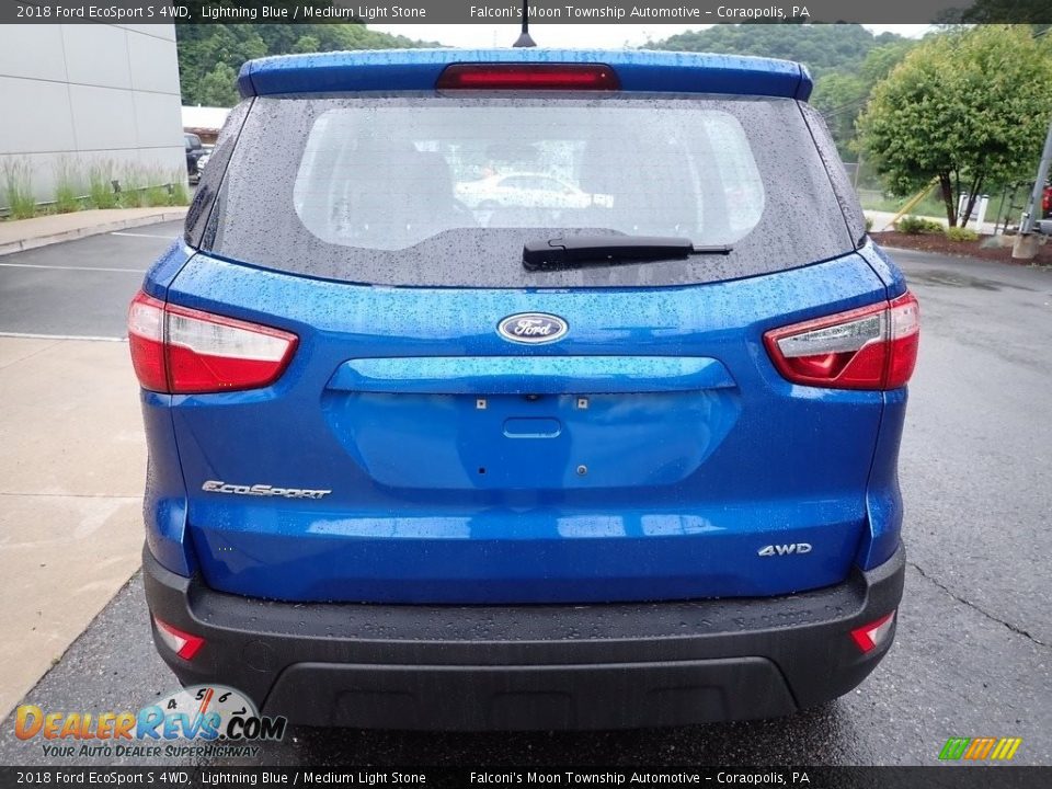 2018 Ford EcoSport S 4WD Lightning Blue / Medium Light Stone Photo #3