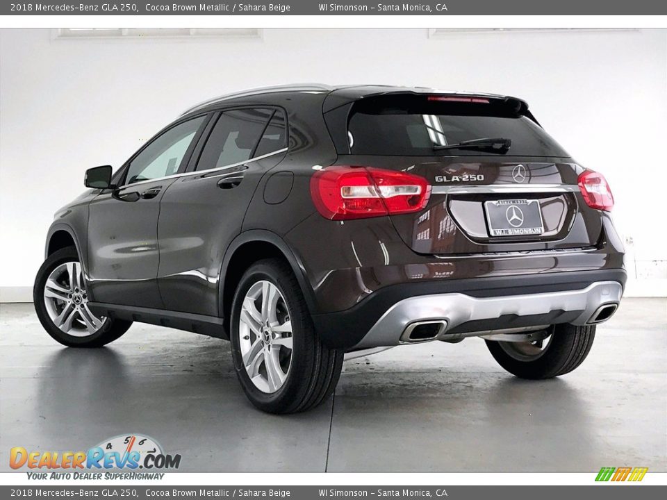 2018 Mercedes-Benz GLA 250 Cocoa Brown Metallic / Sahara Beige Photo #10