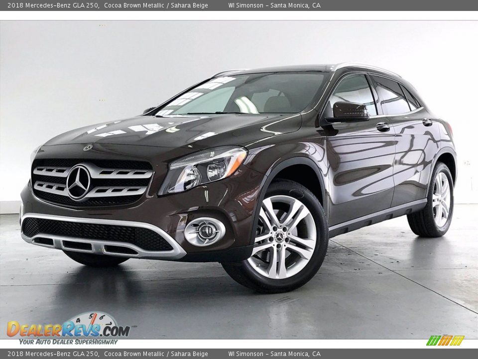 2018 Mercedes-Benz GLA 250 Cocoa Brown Metallic / Sahara Beige Photo #12