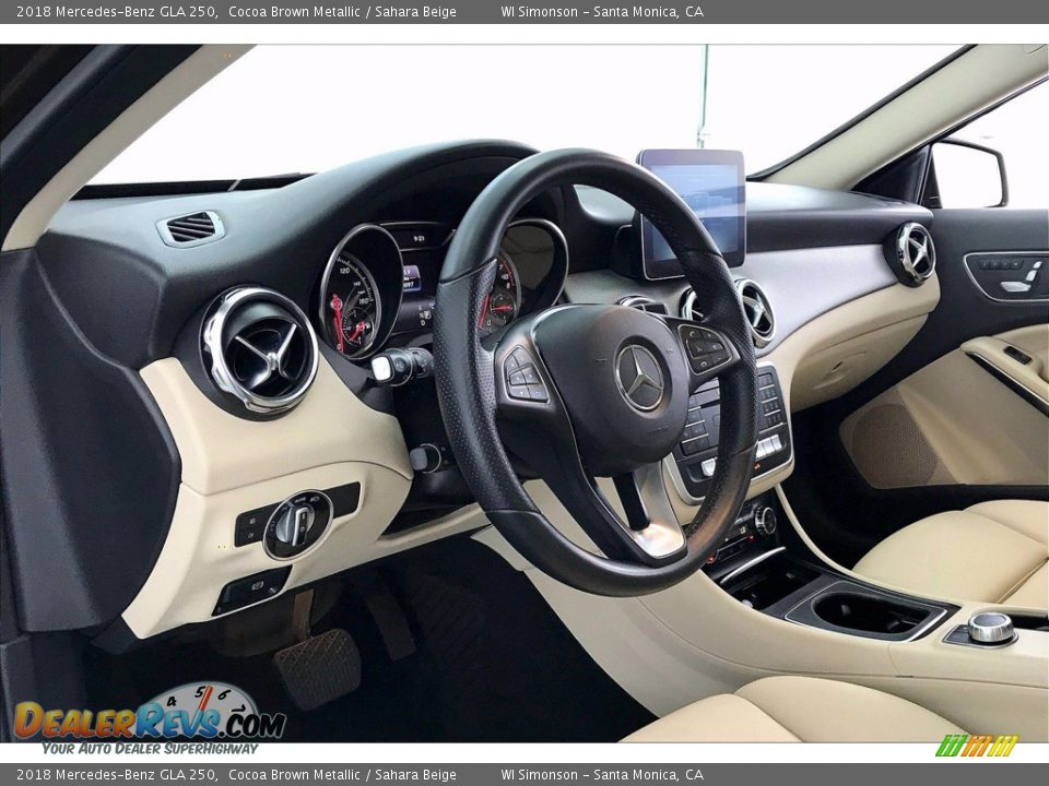 2018 Mercedes-Benz GLA 250 Cocoa Brown Metallic / Sahara Beige Photo #14