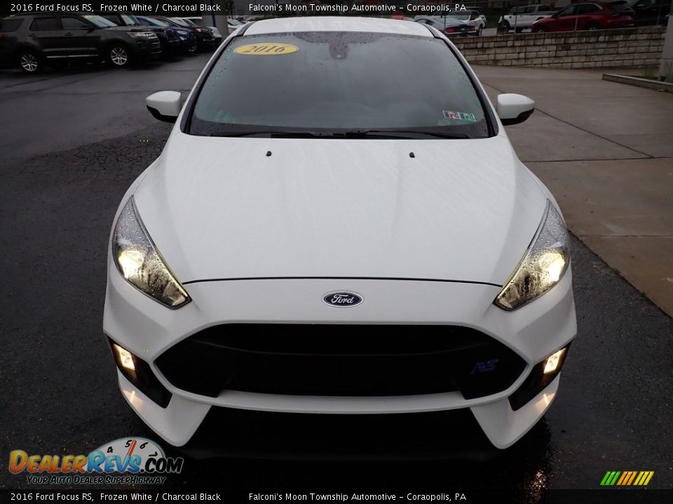 2016 Ford Focus RS Frozen White / Charcoal Black Photo #8