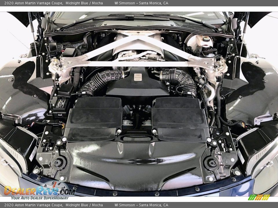 2020 Aston Martin Vantage Coupe 4.0 Liter Twin-Turbocharged DOHC 32-Valve VVT V8 Engine Photo #8