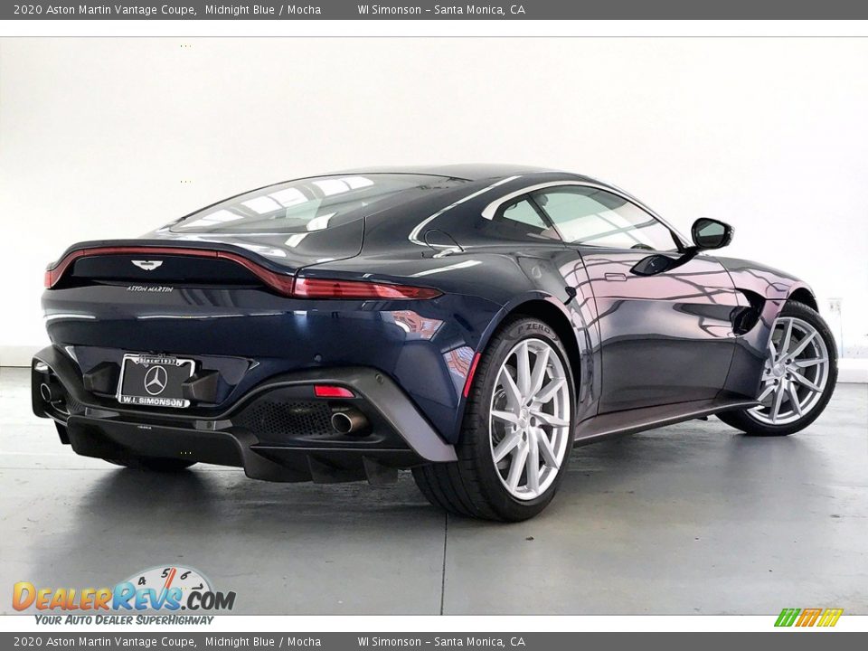 2020 Aston Martin Vantage Coupe Midnight Blue / Mocha Photo #12