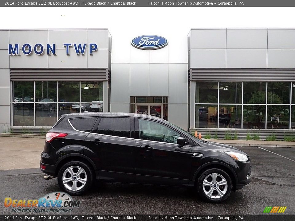 2014 Ford Escape SE 2.0L EcoBoost 4WD Tuxedo Black / Charcoal Black Photo #1