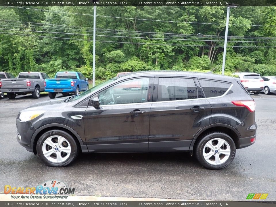 2014 Ford Escape SE 2.0L EcoBoost 4WD Tuxedo Black / Charcoal Black Photo #4