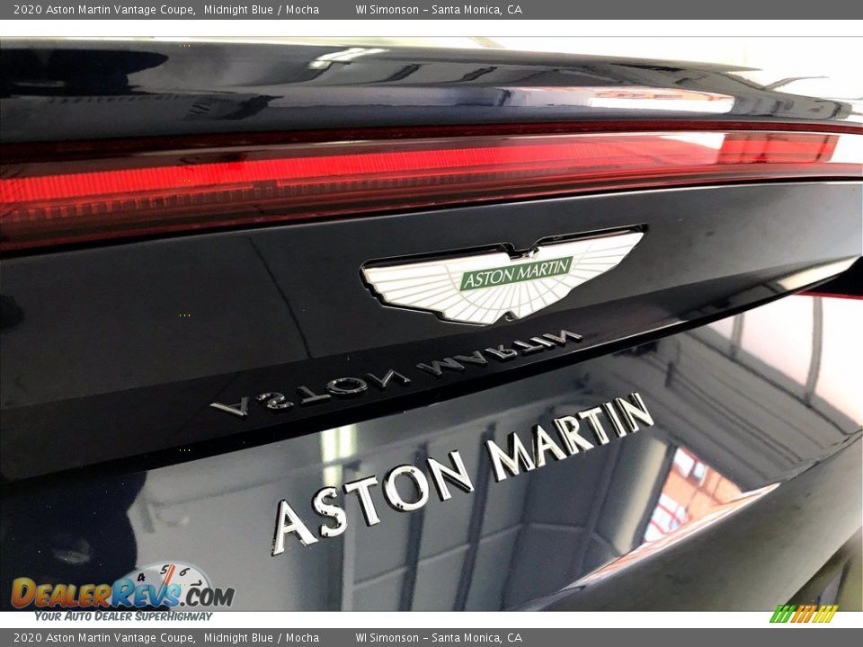 2020 Aston Martin Vantage Coupe Midnight Blue / Mocha Photo #26