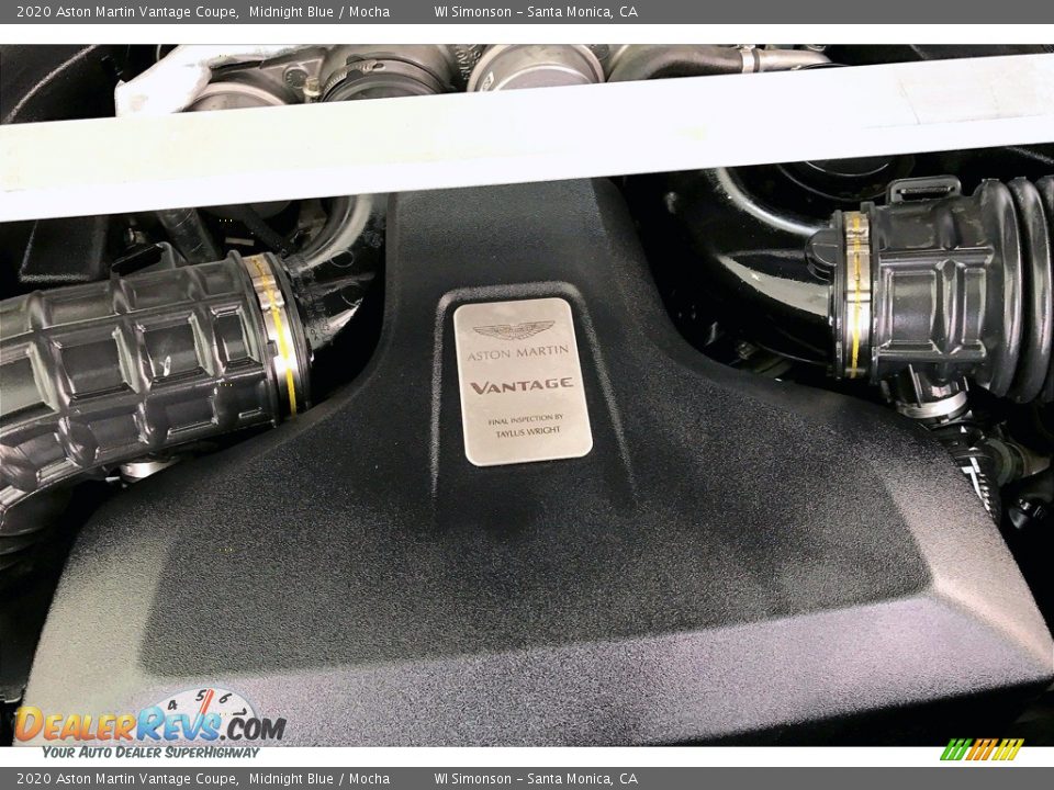 2020 Aston Martin Vantage Coupe 4.0 Liter Twin-Turbocharged DOHC 32-Valve VVT V8 Engine Photo #27
