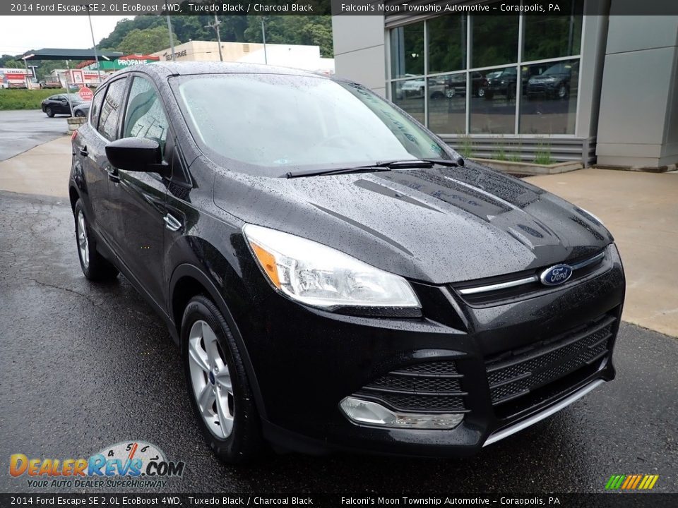 2014 Ford Escape SE 2.0L EcoBoost 4WD Tuxedo Black / Charcoal Black Photo #7