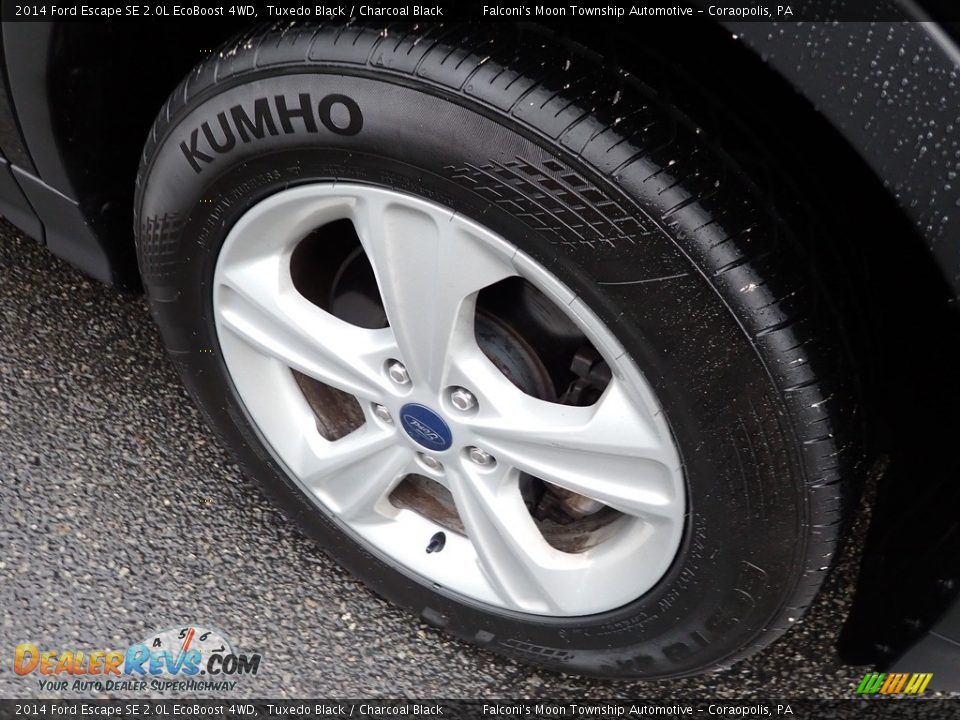 2014 Ford Escape SE 2.0L EcoBoost 4WD Tuxedo Black / Charcoal Black Photo #8