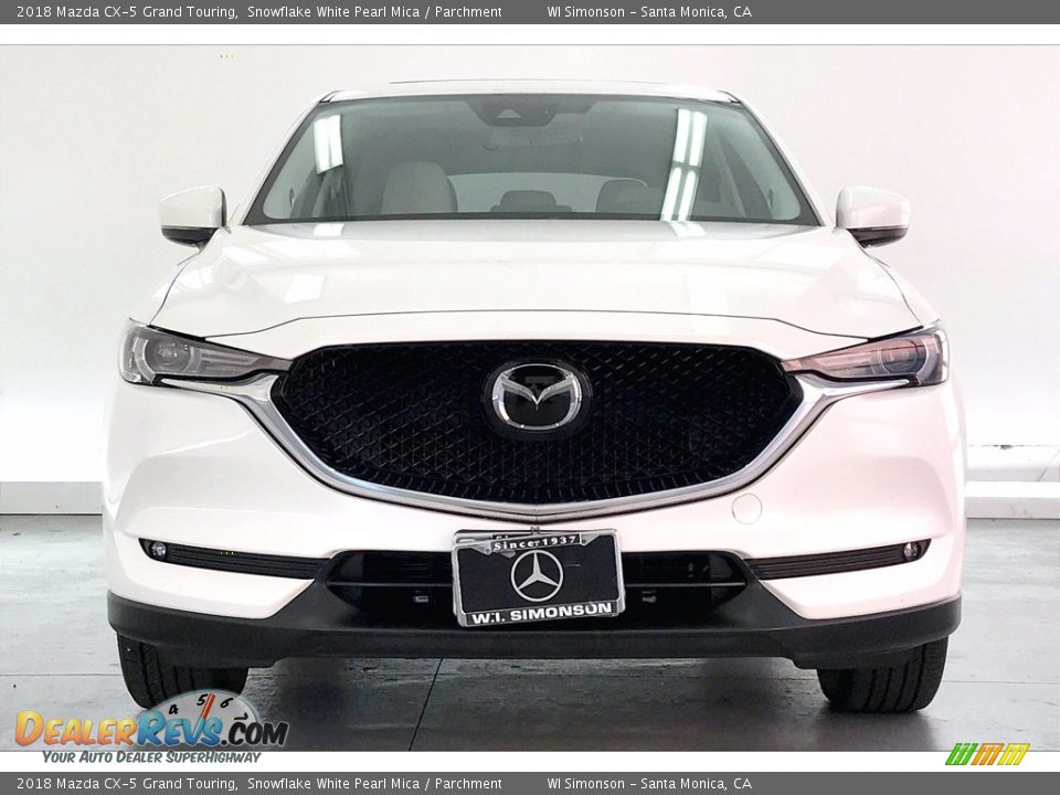 2018 Mazda CX-5 Grand Touring Snowflake White Pearl Mica / Parchment Photo #2