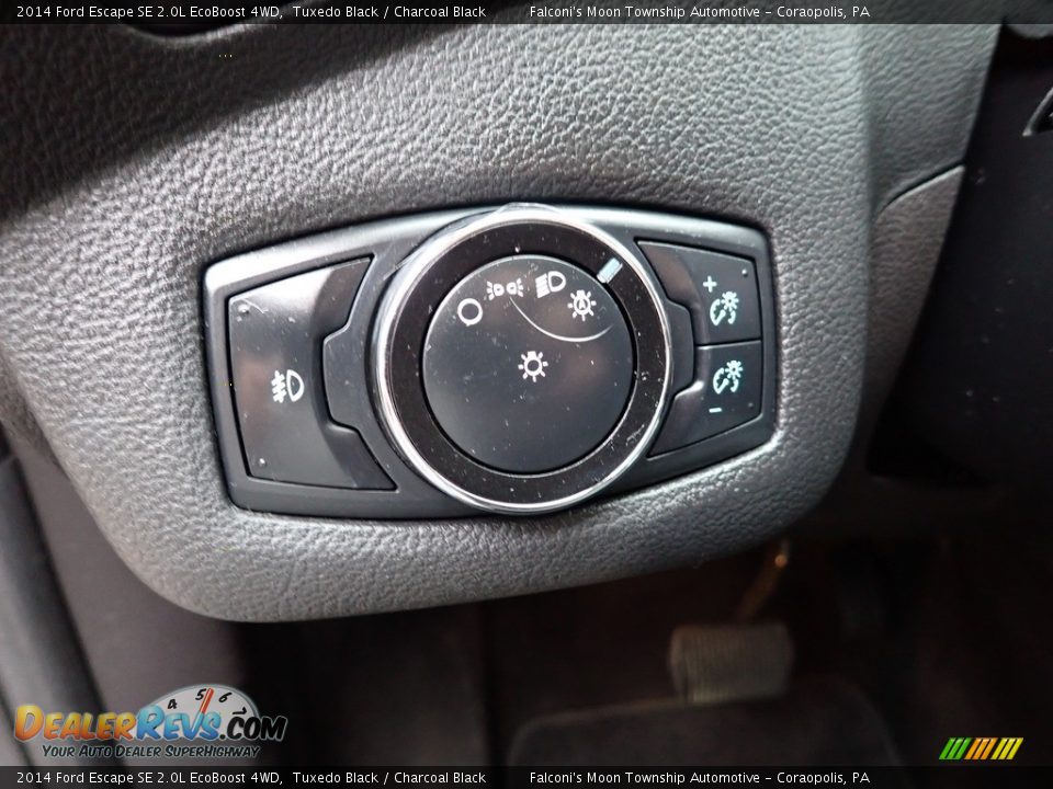 2014 Ford Escape SE 2.0L EcoBoost 4WD Tuxedo Black / Charcoal Black Photo #21