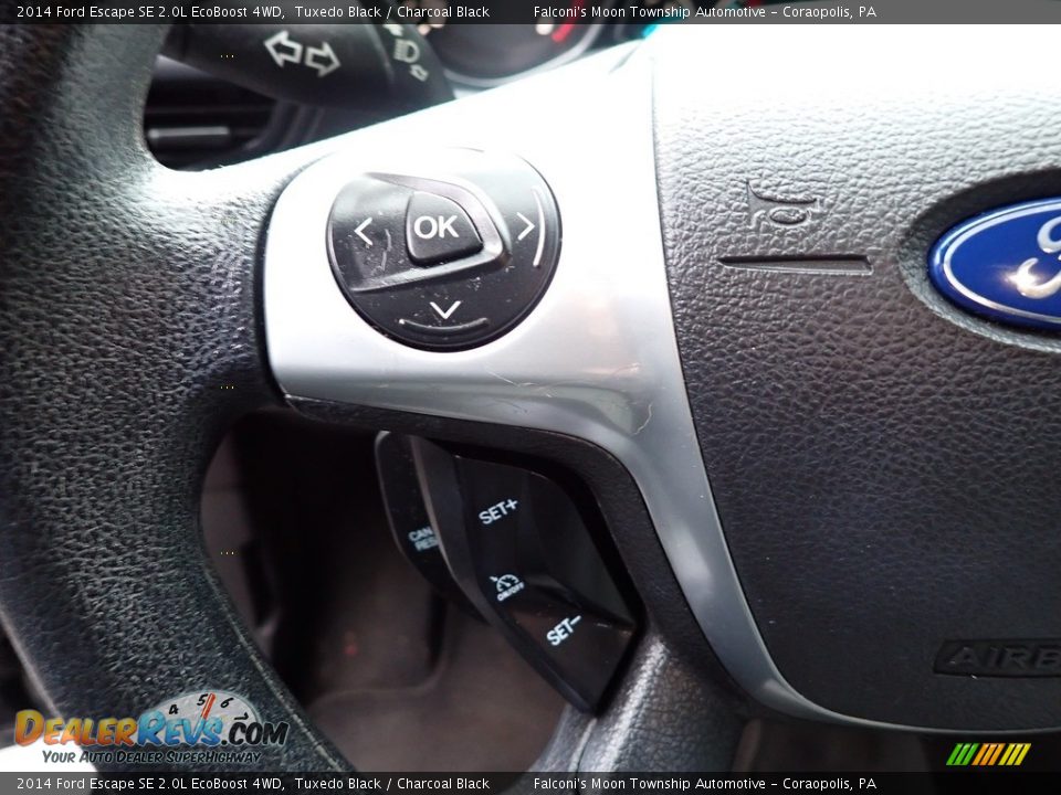 2014 Ford Escape SE 2.0L EcoBoost 4WD Tuxedo Black / Charcoal Black Photo #22
