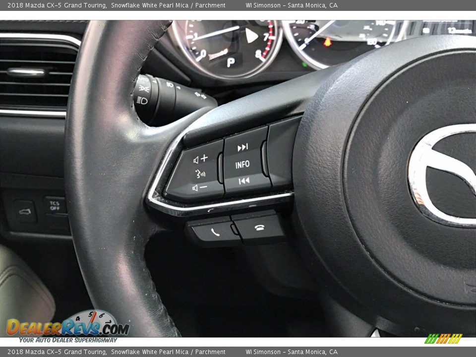 2018 Mazda CX-5 Grand Touring Steering Wheel Photo #21