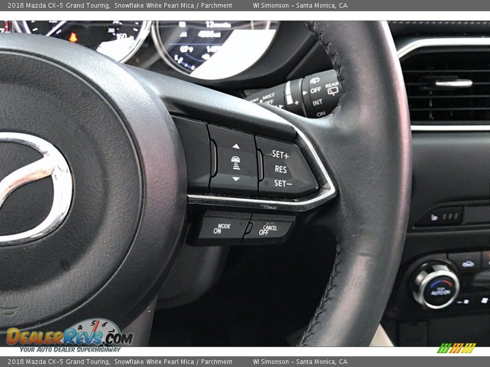 2018 Mazda CX-5 Grand Touring Steering Wheel Photo #22